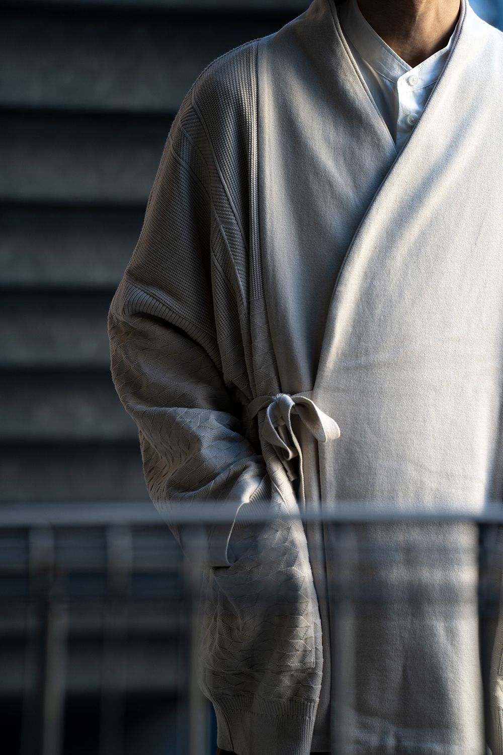 YASHIKI - 【ラスト1点】【22SS】Namiaya Samue Jacket(PEARL GRAY