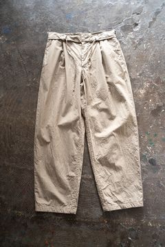 【ラスト1点】【22SS】Back Seam Garment Dyed Pants(KHAKI)