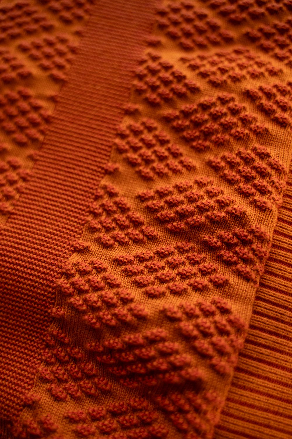 【ラスト1点】【24SS】Nanohana Collar Cardigan(ORANGE)