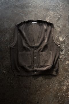 【26SS】Shirotsume V-neck Vest(GREIGE)