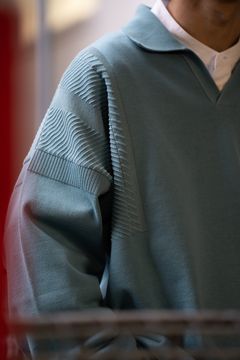 【ラスト1点】【24SS】Shunrin Skipper Knit(SKY BLUE)