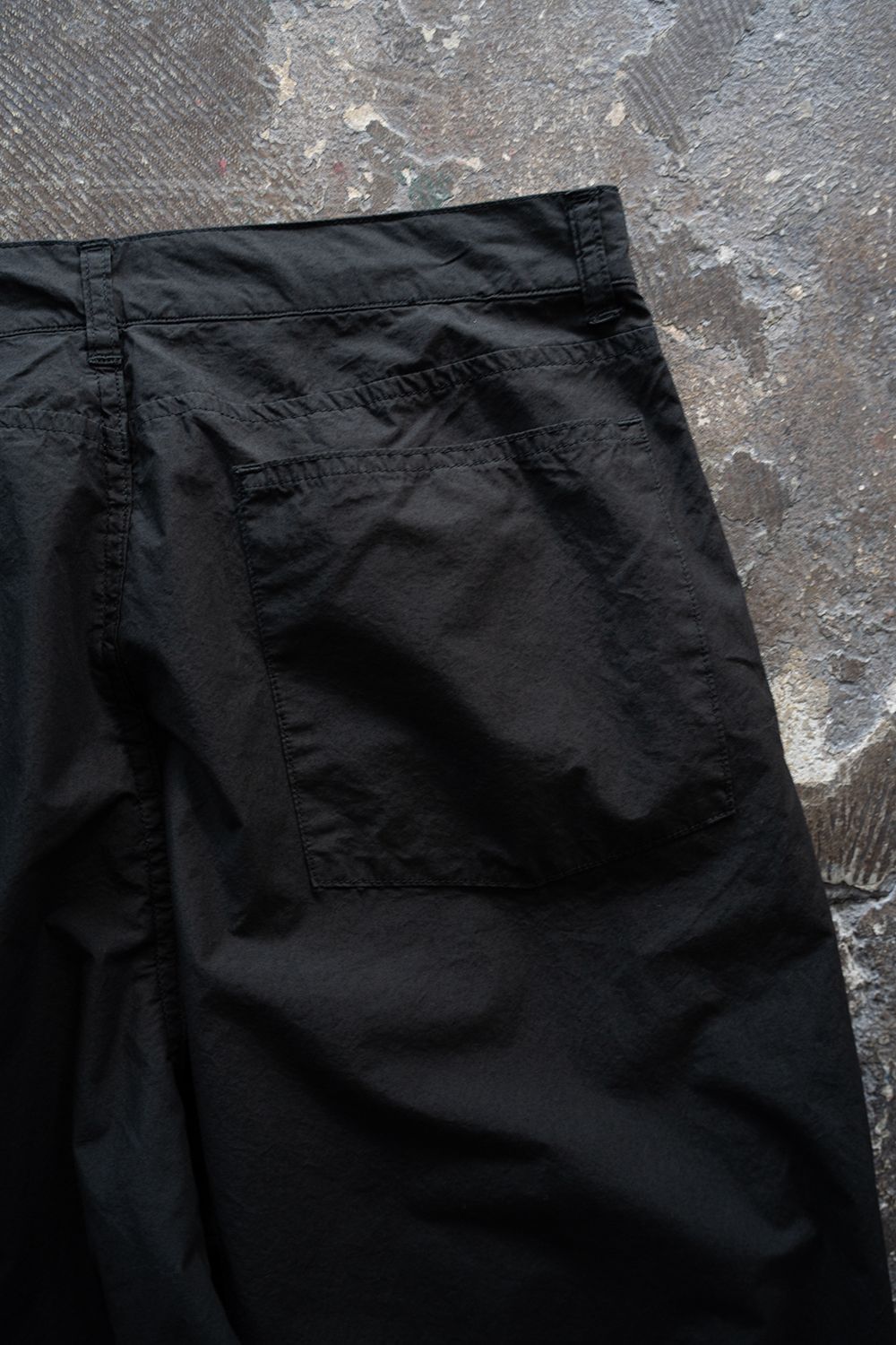 【26SS】ガーメントダイワンタックパンツ(INK BLACK)