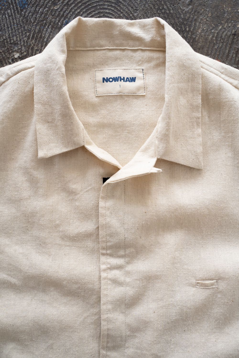 【26SS】"joint(short)"pajama【オールインワン】(washed cotton hemp NATURAL)