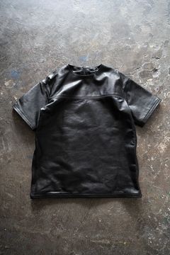【ラスト1点】【24SS】Cow Leather P/O/カウレザープルオーバー(BLACK)