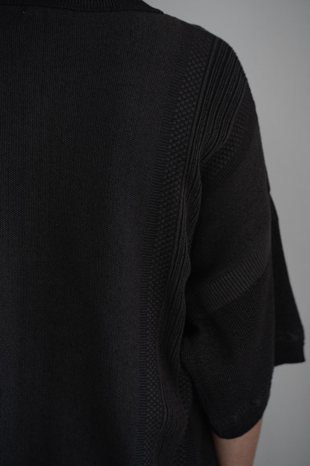 【26SS】Ryokufu Henley Knit(BLACK)