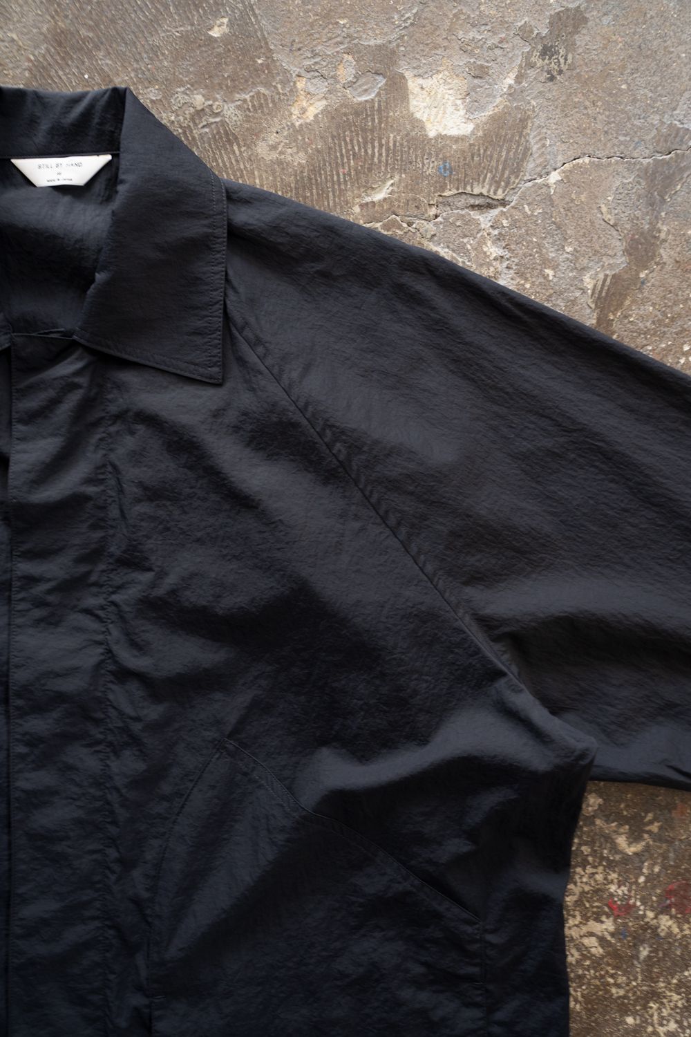 【ラスト1点】【25AW】ナイロンハーフコート(DARK NAVY)