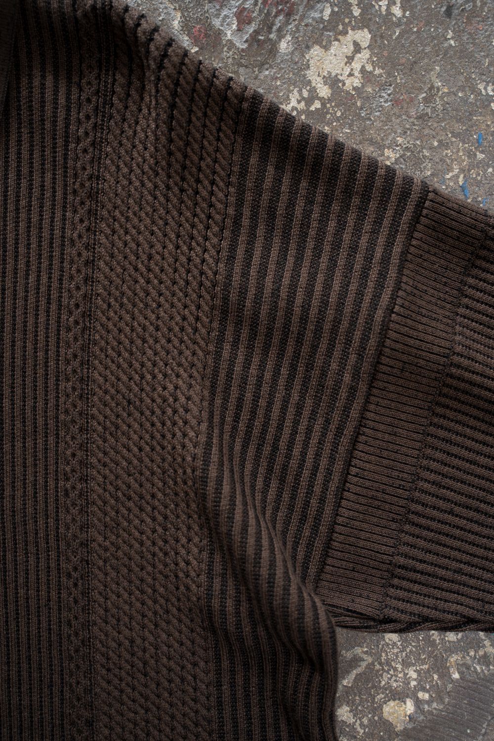 【26AW】Teriha Zip Polo(BROWN)
