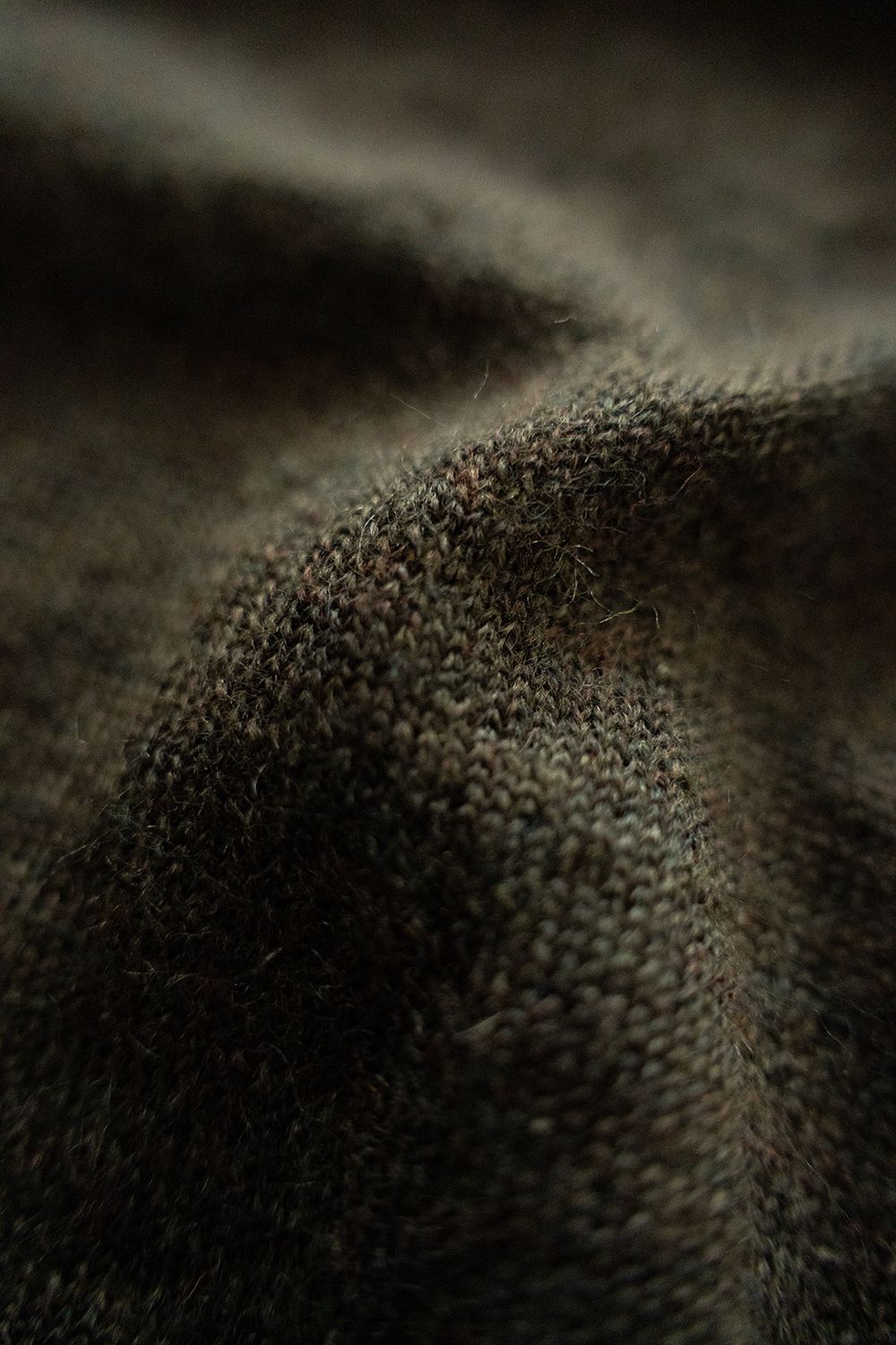 【25AW】エクストラキッドモヘア12Gニットカーディガン(OLIVE)