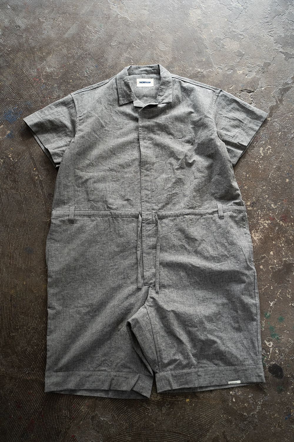 【ラスト1点】【23SS】"joint(short)"pajama【オールインワン】(LIGHT BLACK)