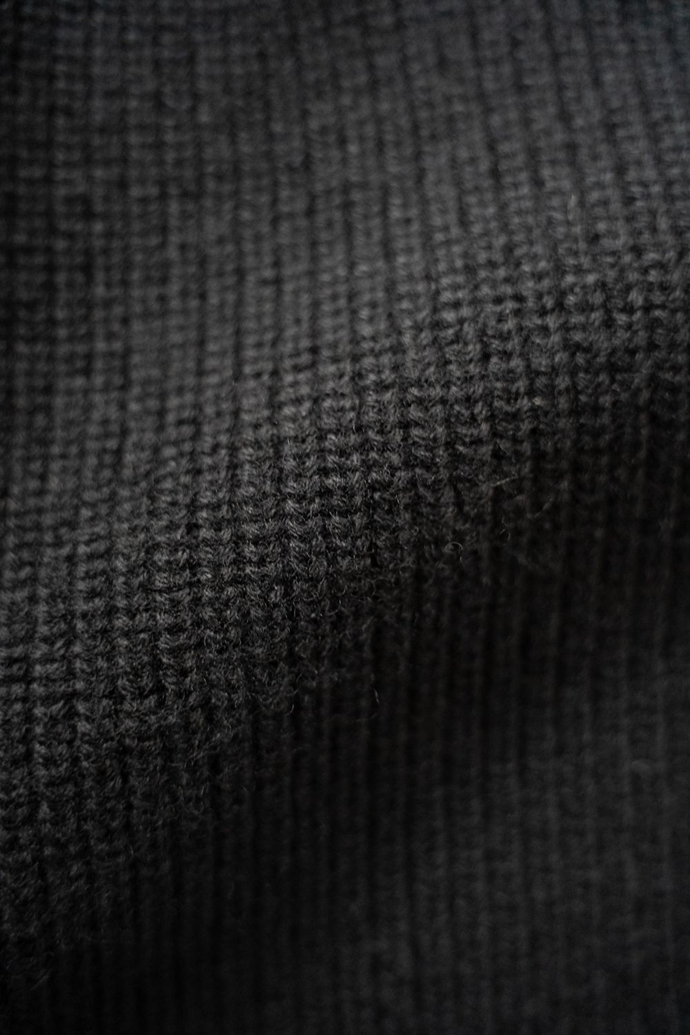 【ラスト1点】【24AW】ウール×シルクハイネックニット(BLACK)