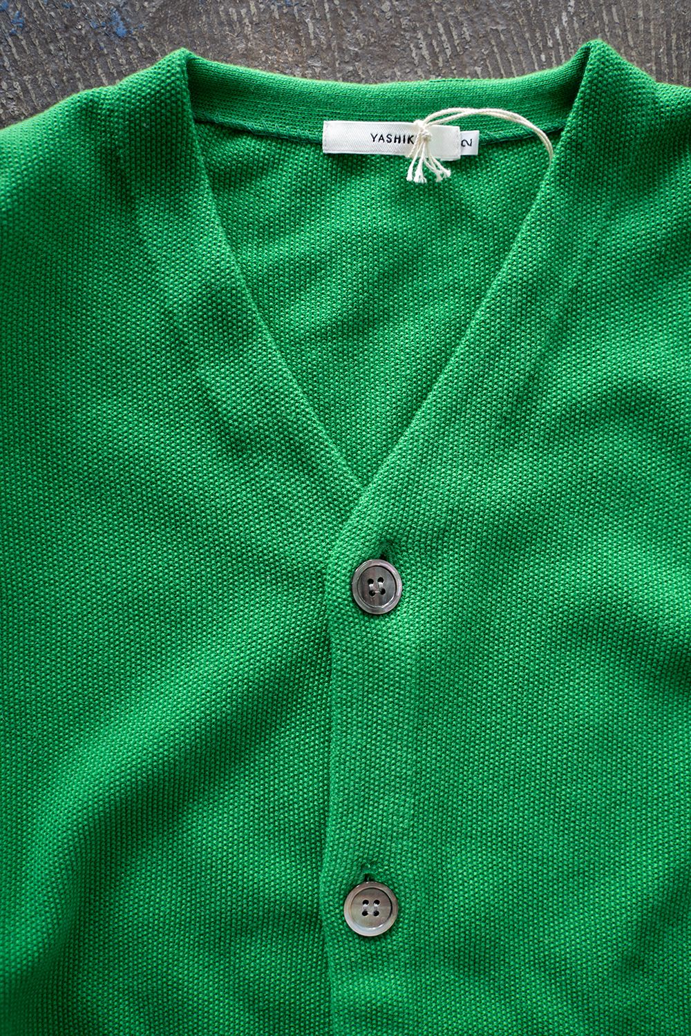 YASHIKI - 【23SS】Hanaikada Cardigan(KELLY GREEN) | Salty