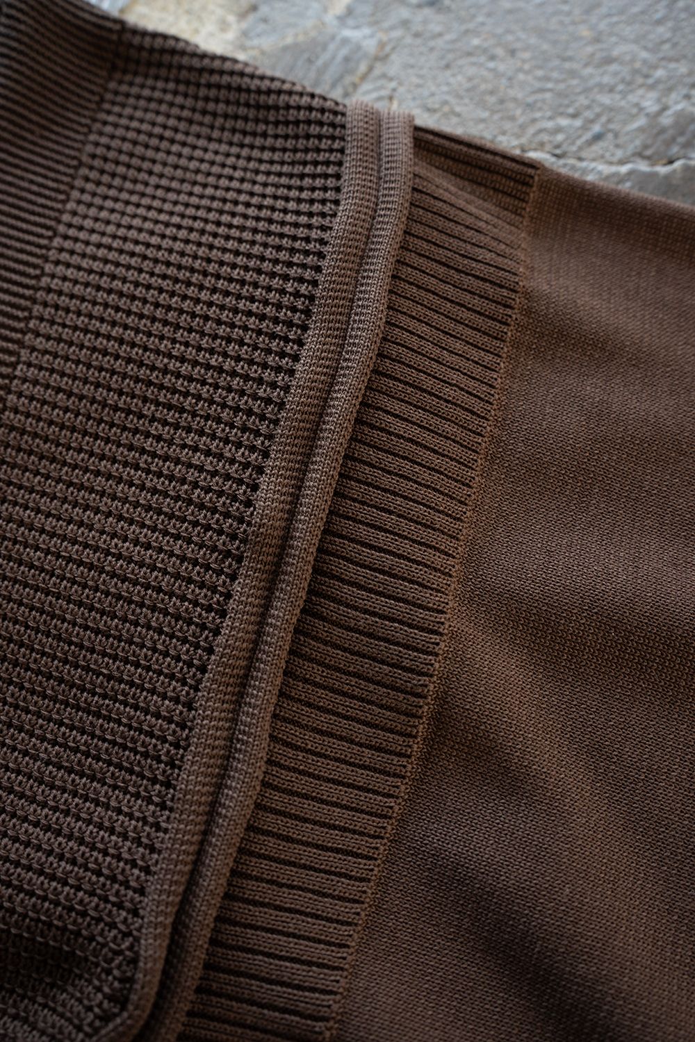 【26AW】Akiyo Zip Cardigan(BROWN)