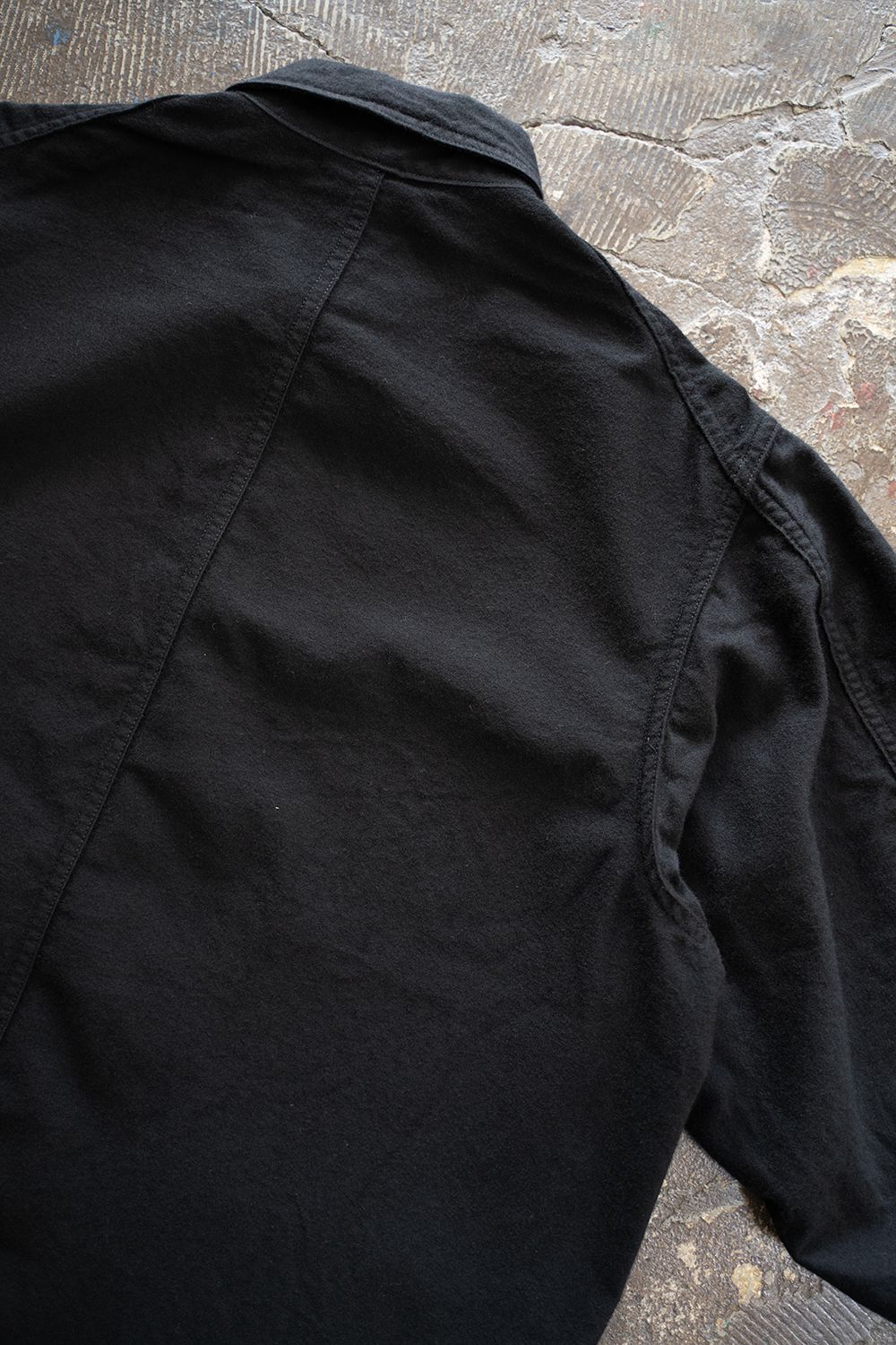 【25AW】Wool Cotton Moleskin Jacket(BLACK)