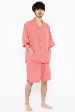 【ラスト1点】【23SS】"week s/s"pajama【セットアップ】(CORAL PINK)