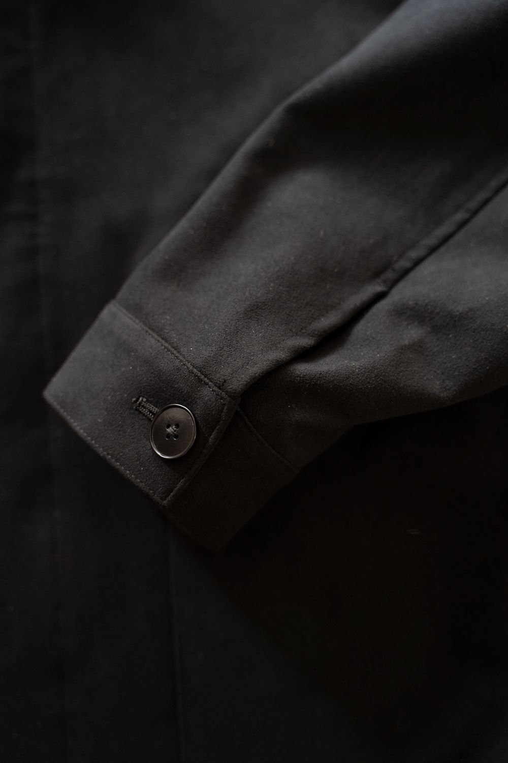 【26AW】フェイクスウェードブルゾン(INK BLACK)
