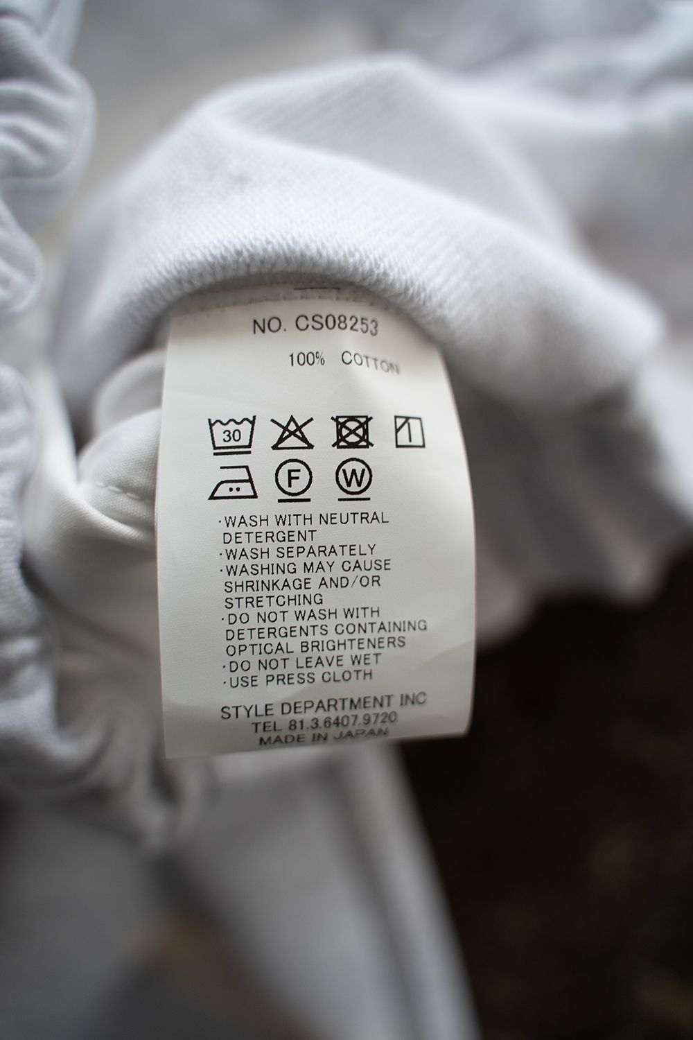 【25AW】裏毛ワンタックスラックス(LIGHT GRAY)