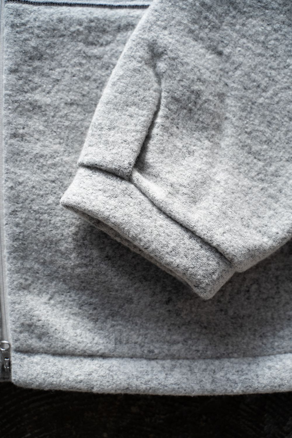 【ラスト1点】【22AW】ウールパイルブルゾン(LIGHT GRAY)