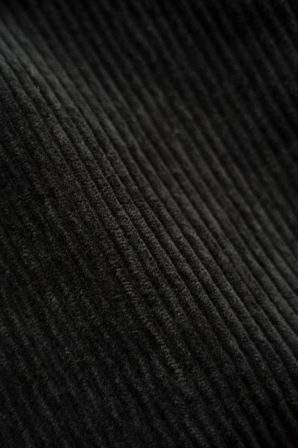【26AW】綿×レーヨン5Wコーデュロイイージーパンツ(BLACK)