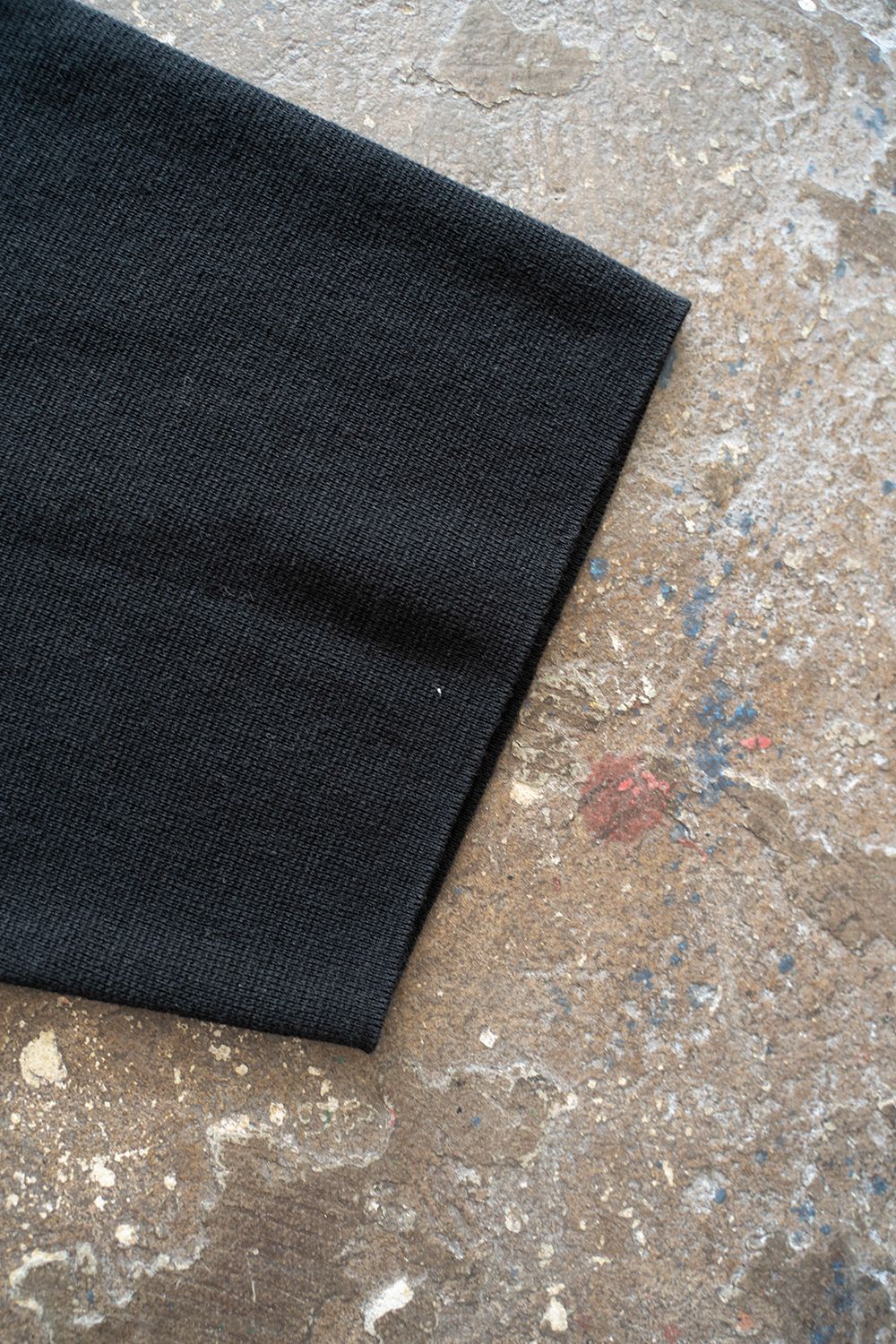 【ラスト1点】【22SS】コットンリネンシルク半袖ニットTee(BLACK)