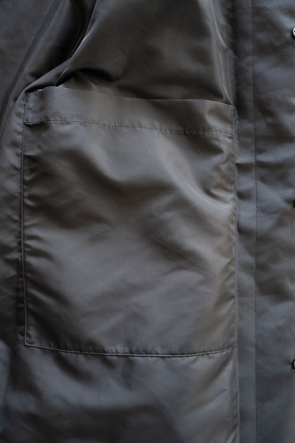 【25AW】コーデュロイ切り替えシンサレートキルティングブルゾン(GREEN CHARCOAL)