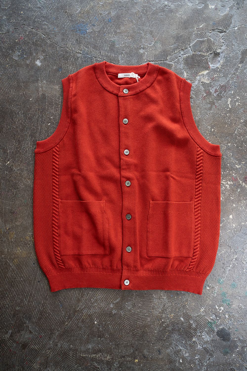 21SS YASHIKI Mizuoto Knit Vest 新品未使用 2 - greatriverarts.com