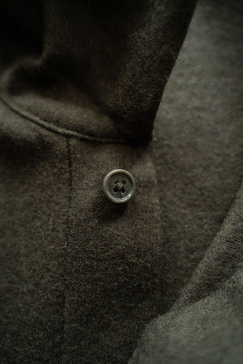 【25AW】ウール×シルクプルオーバー(OLIVE)