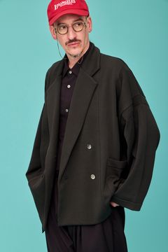 【ラスト1点】【26SS】Seion Short Double Jacket(DARK OLIVE)