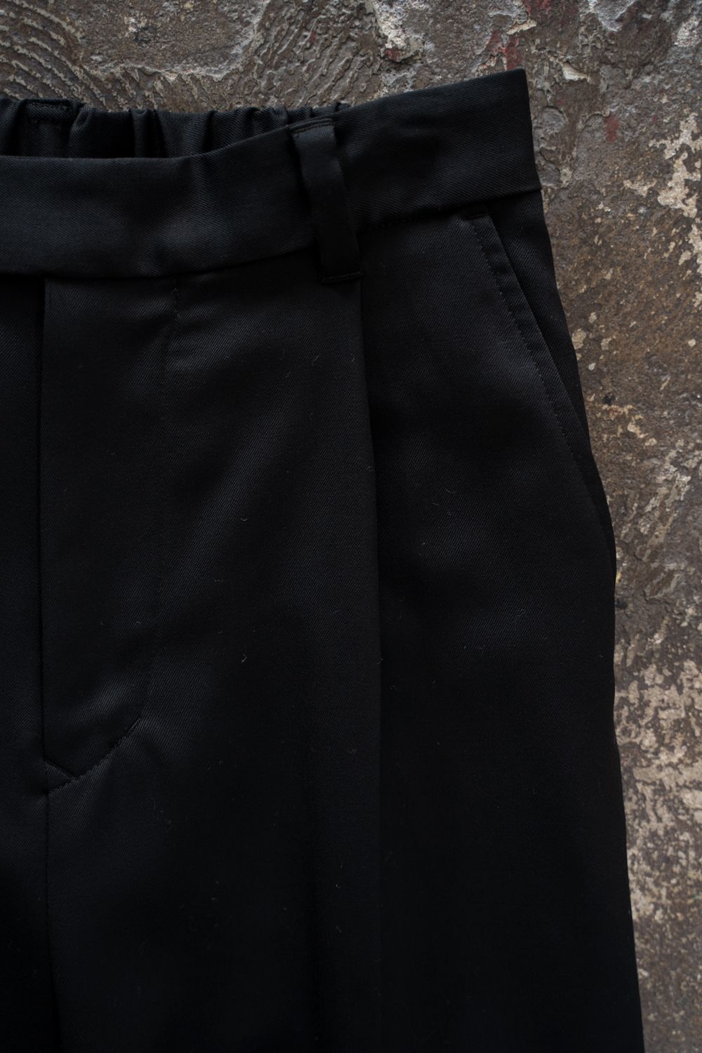 【26AW】Fluid Flare Pants/フルーイドフレアパンツ(BLACK)
