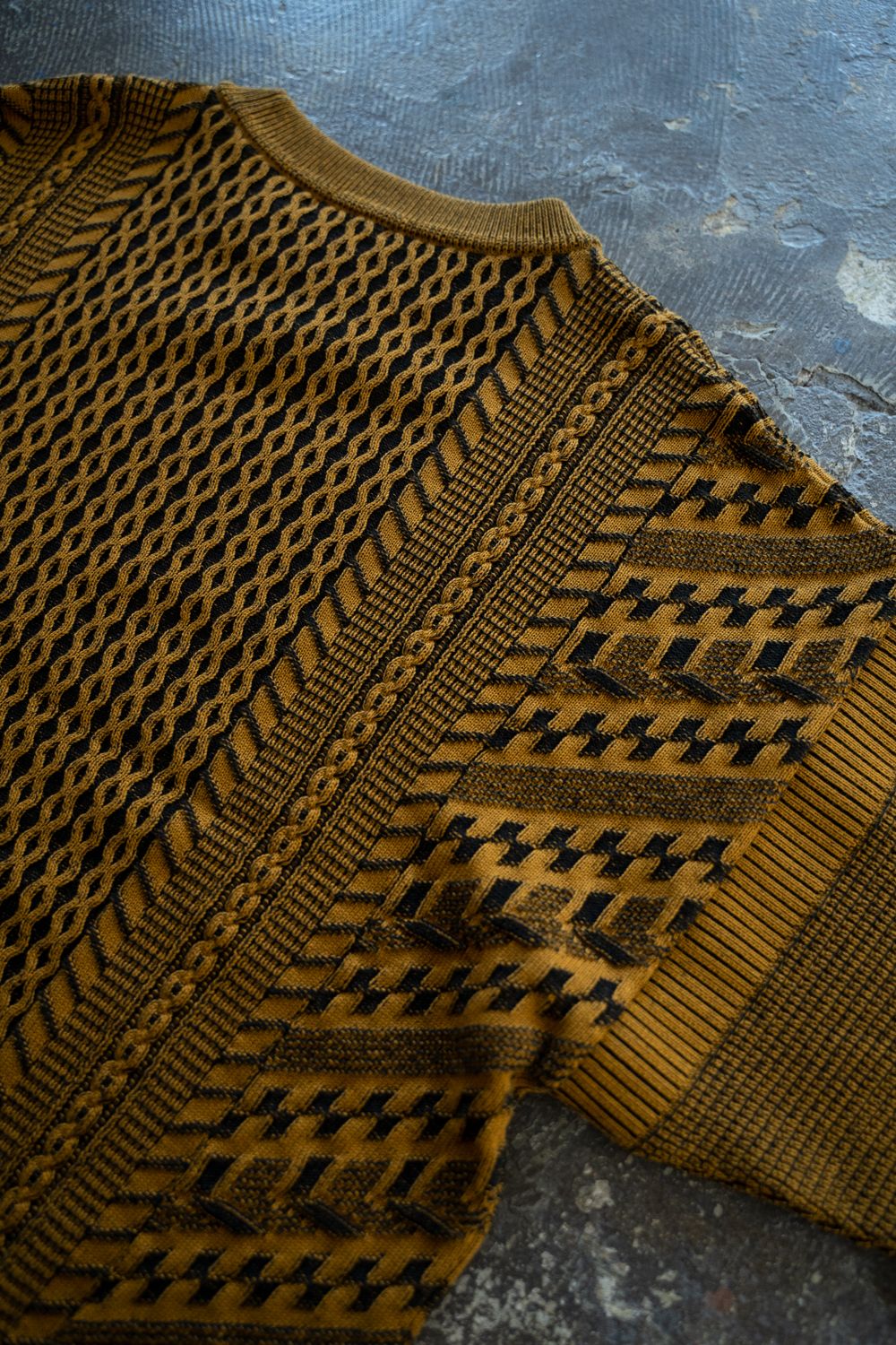 YASHIKI - 【25AW】Fubuki Knit(MUSTARD) | Salty