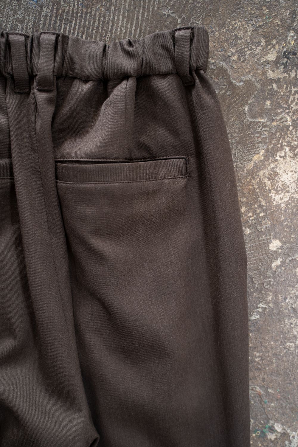 【26AW】Fluid Flare Pants/フルーイドフレアパンツ(BROWN)