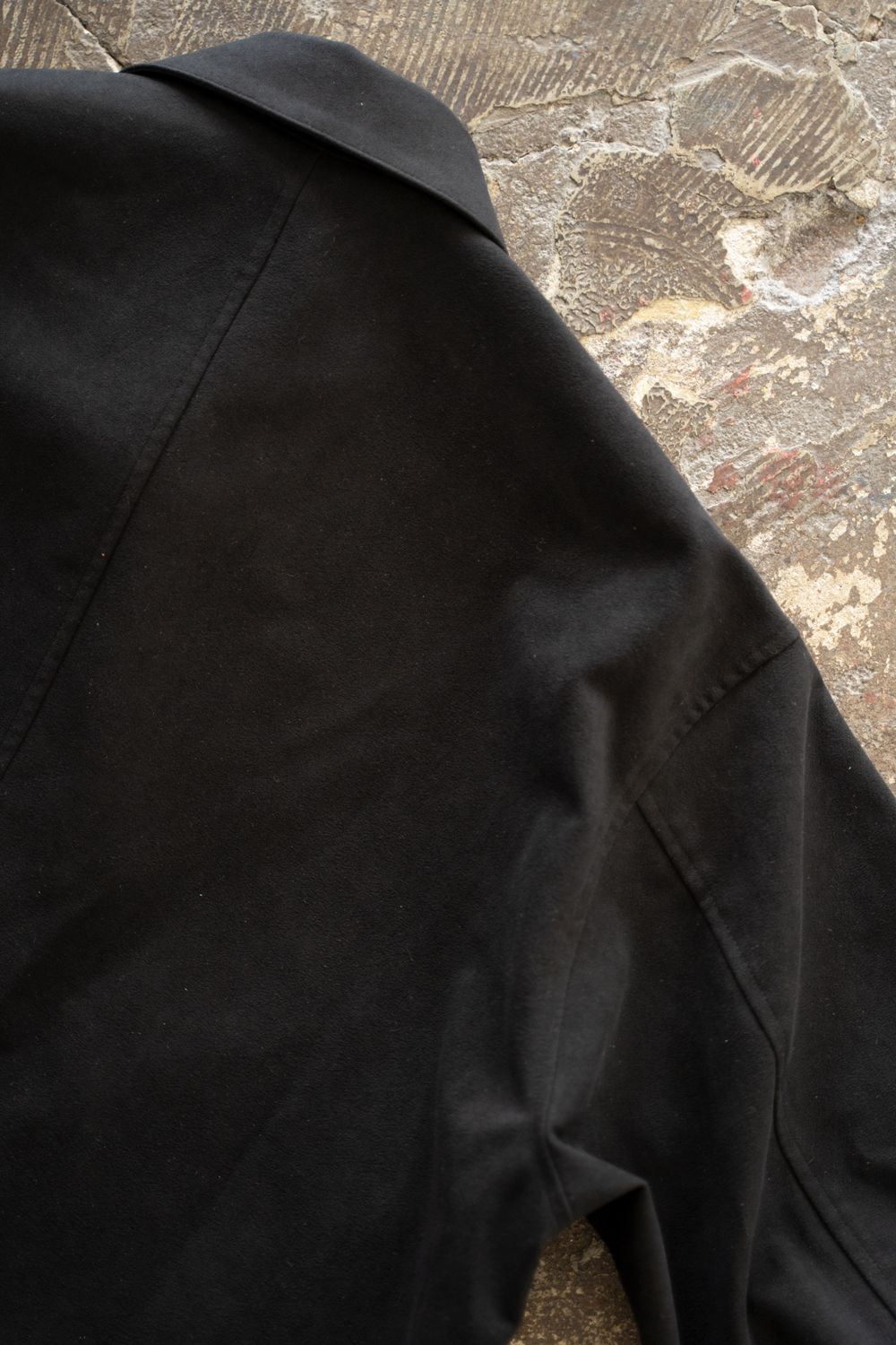 【26AW】フェイクスウェードブルゾン(INK BLACK)