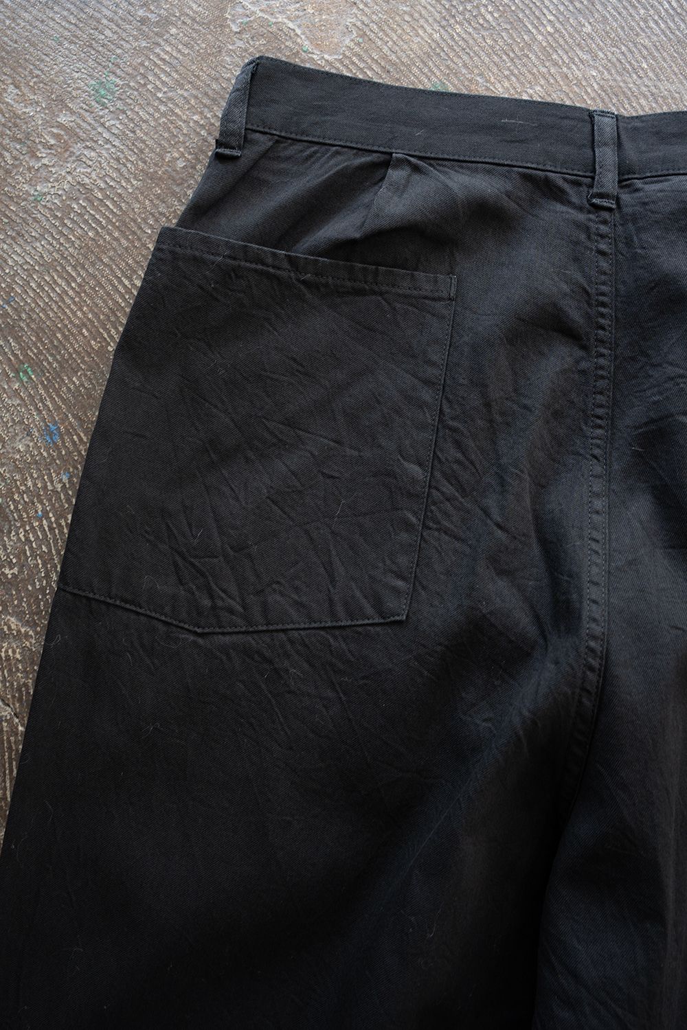 【26SS】5.5ozデニムワンタックパンツ(BLACK)