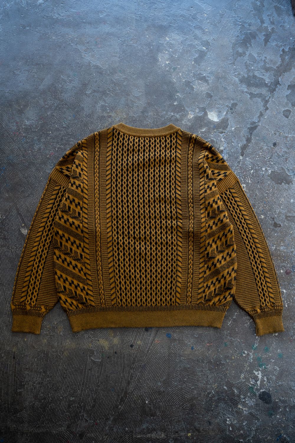 【ラスト1点】【25AW】Fubuki Knit(MUSTARD)