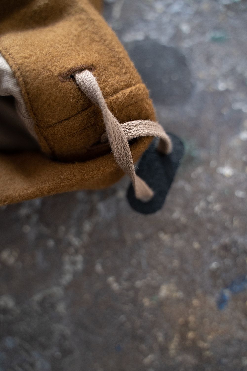【ラスト1点】【22AW】ラムウールローデンクロスコート(BROWN)