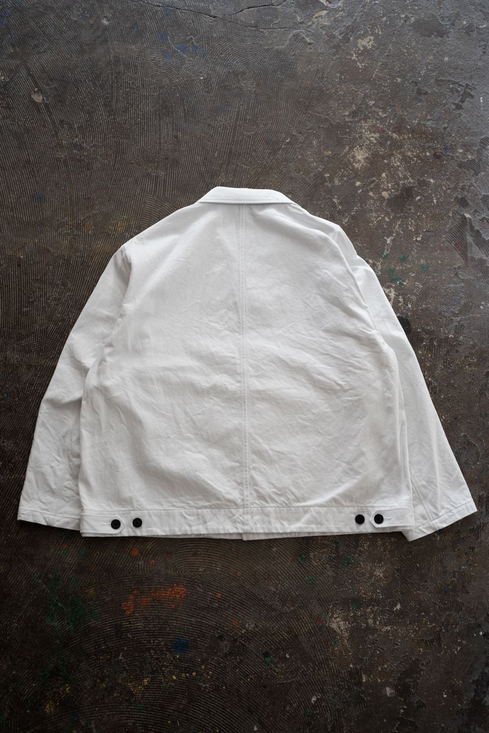 【26SS】11.5ozデニムブルゾン(ASH WHITE)