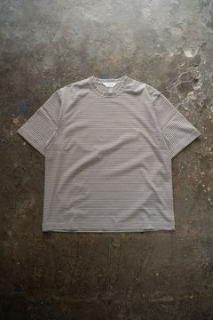 【ラスト1点】【25SS】ボーダーTシャツ(WHITE×OLIVE)