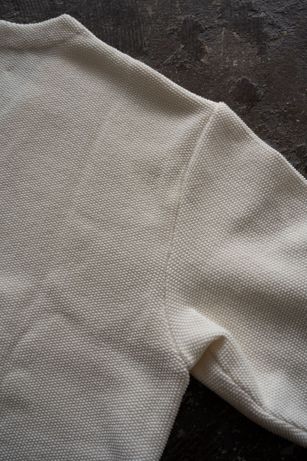 【ラスト1点】【26AW】10Gニットジップカーディガン(IVORY)