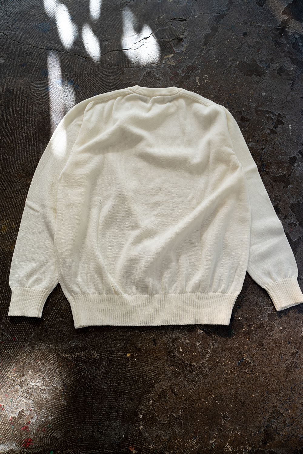 【ラスト1点】アスペロコットンプレーティングニット(OFF WHITE)