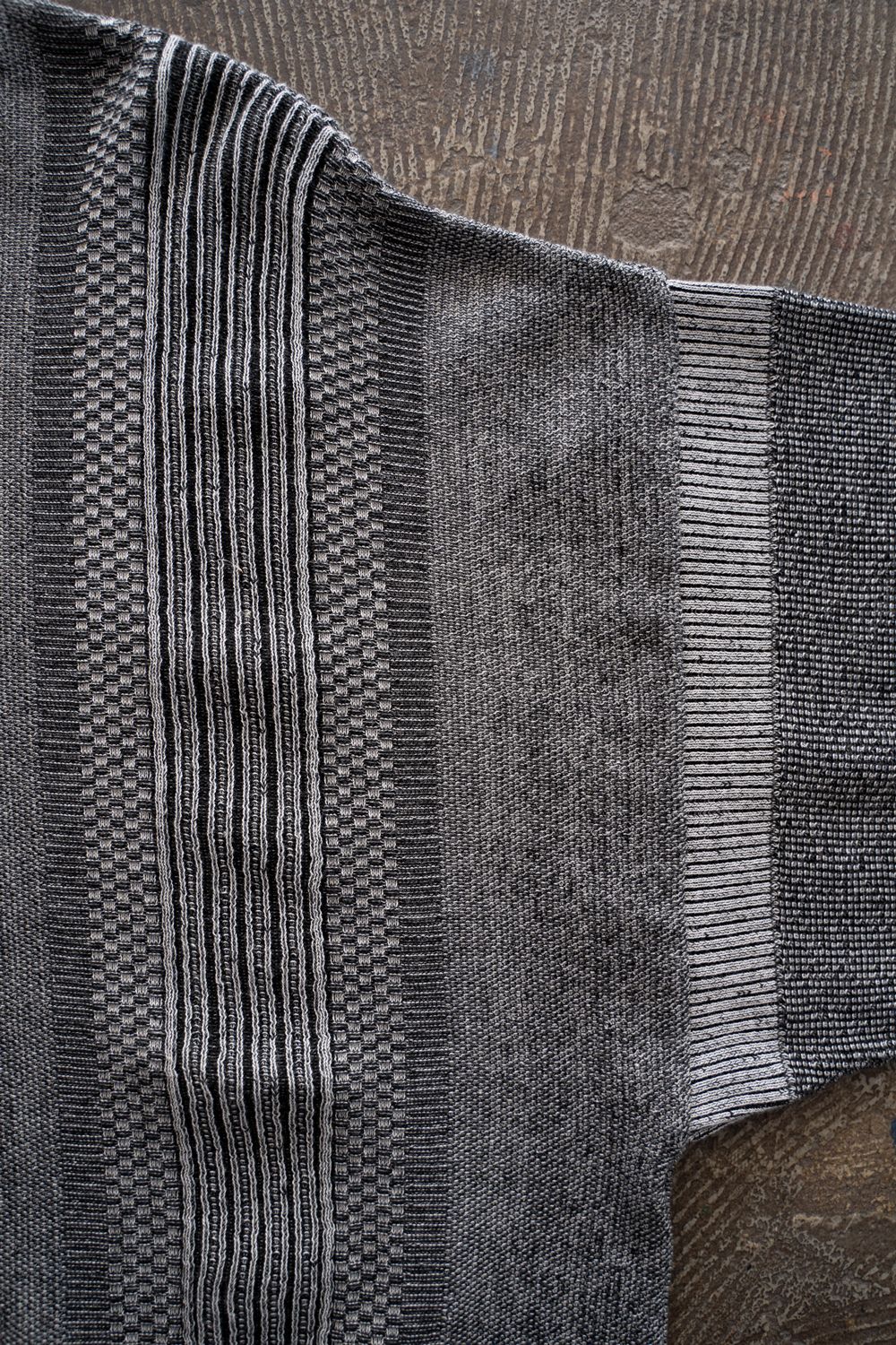 【26SS】Ryokufu Henley Knit(MIX GRAY)