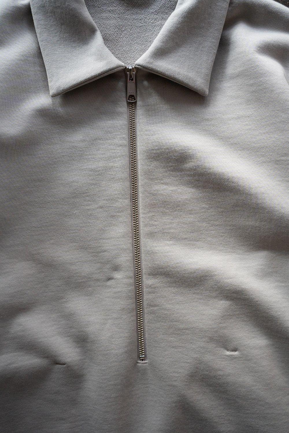 【ラスト1点】【25AW】ハーフジッププルオーバースウェット(PINK BEIGE)