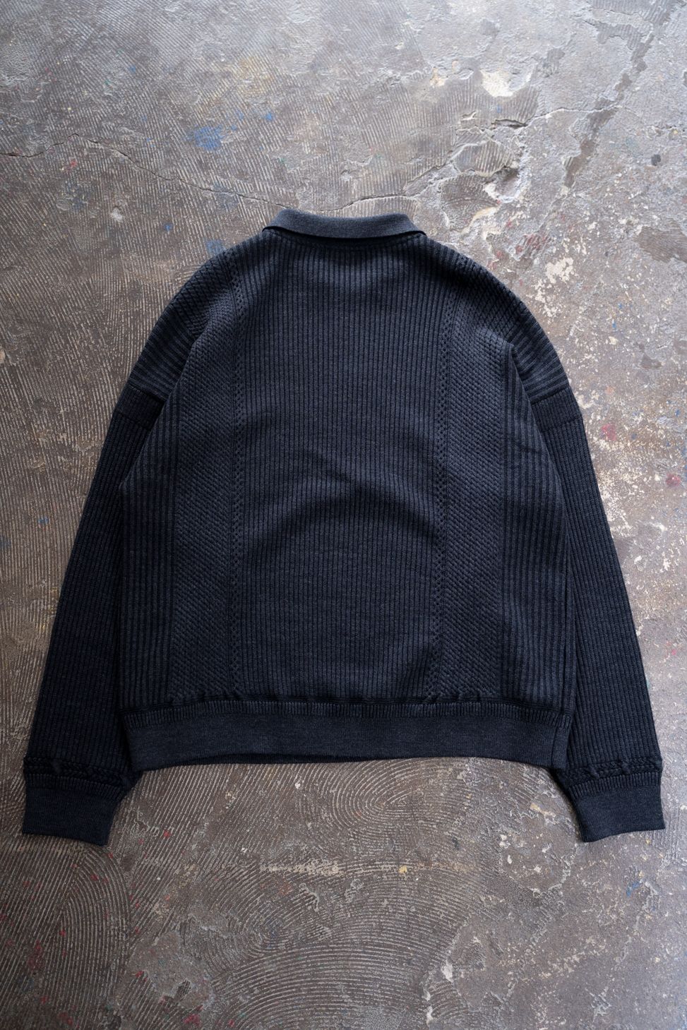 【26AW】Teriha Zip Polo(NAVY)