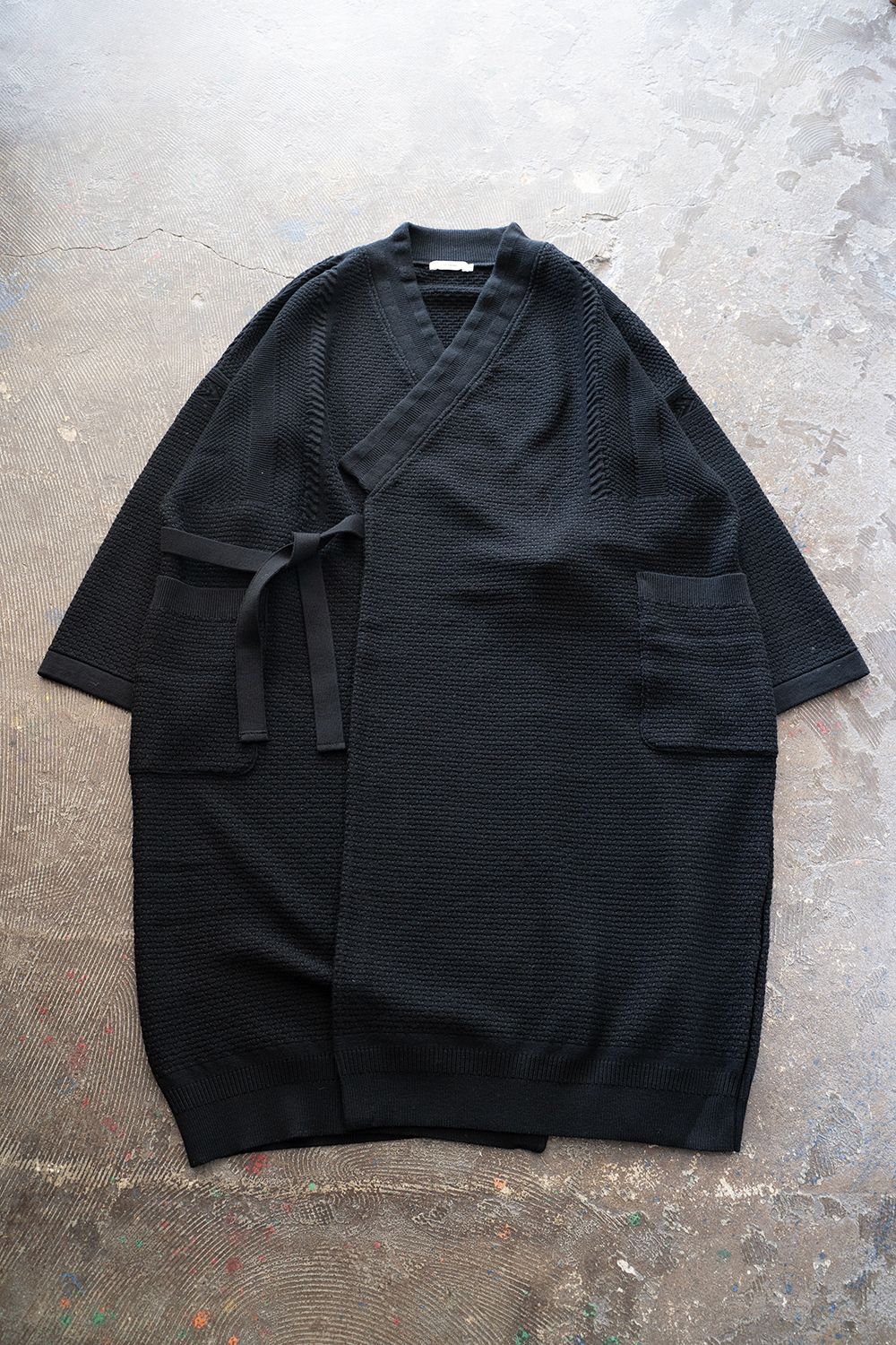 【25AW】Yukiato Knit Coat(BLACK)