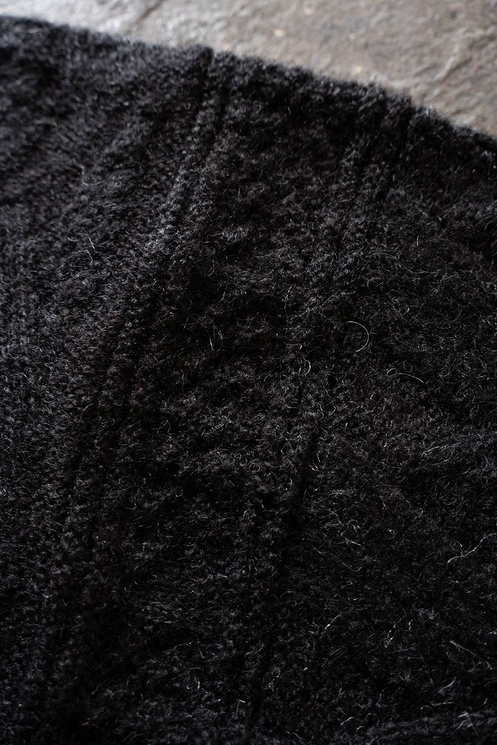 【26AW】Ochiba Mohair Knit(BLACK)