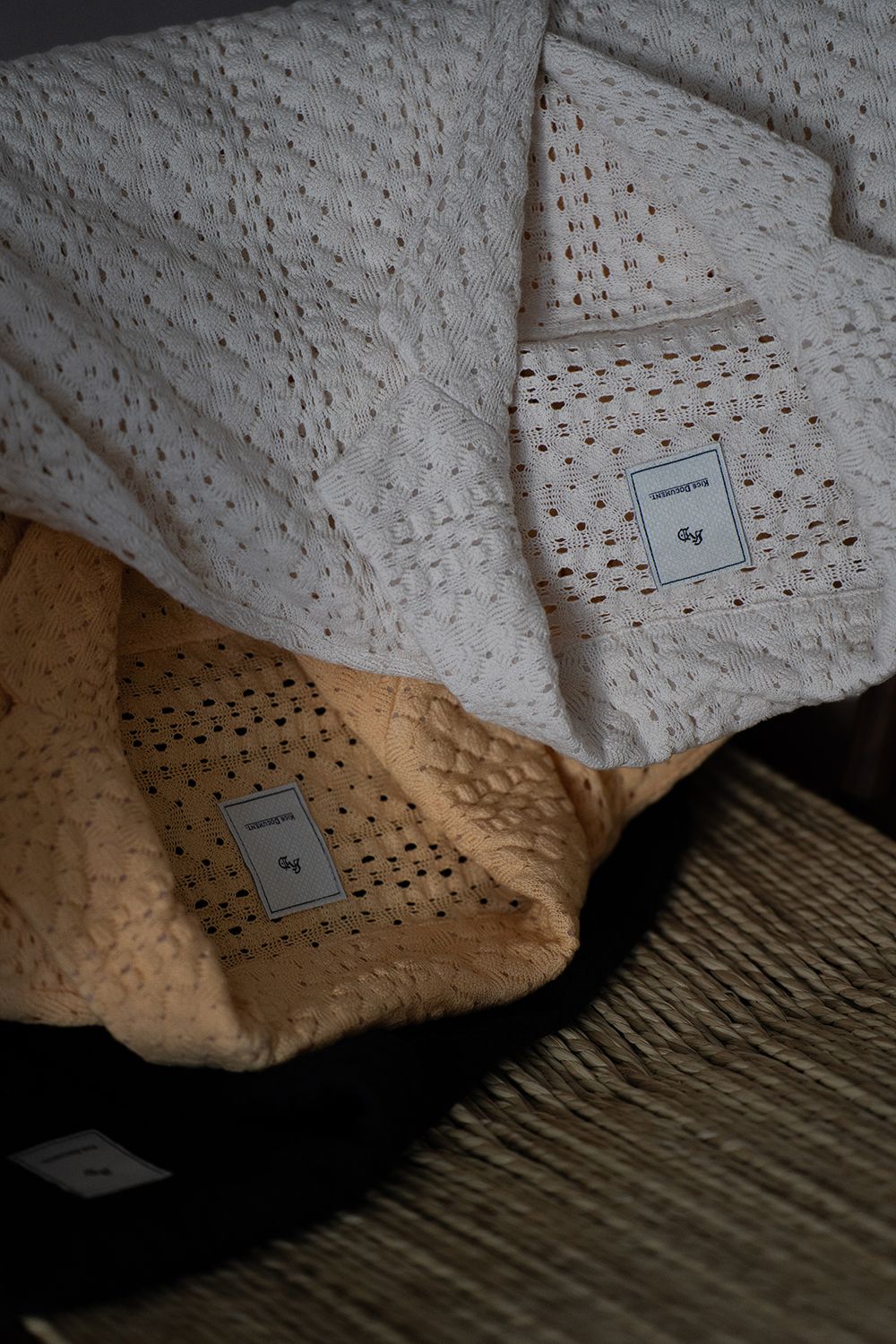 【ラスト1点】【24SS】Barfuss Knit H/S Shirt/バルファスニットハーフスリーブシャツ(WHITE)