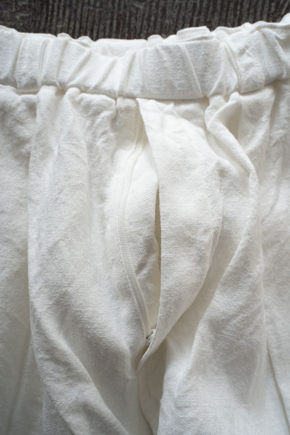 起毛大麻パンツ(白)