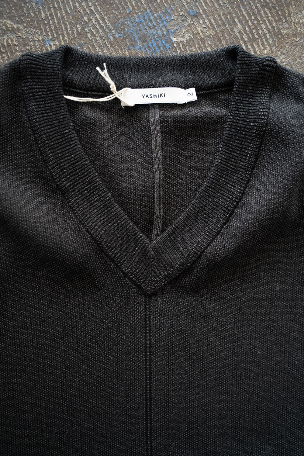 【ラスト1点】【25SS】Yozora V-neck Vest(BLACK)