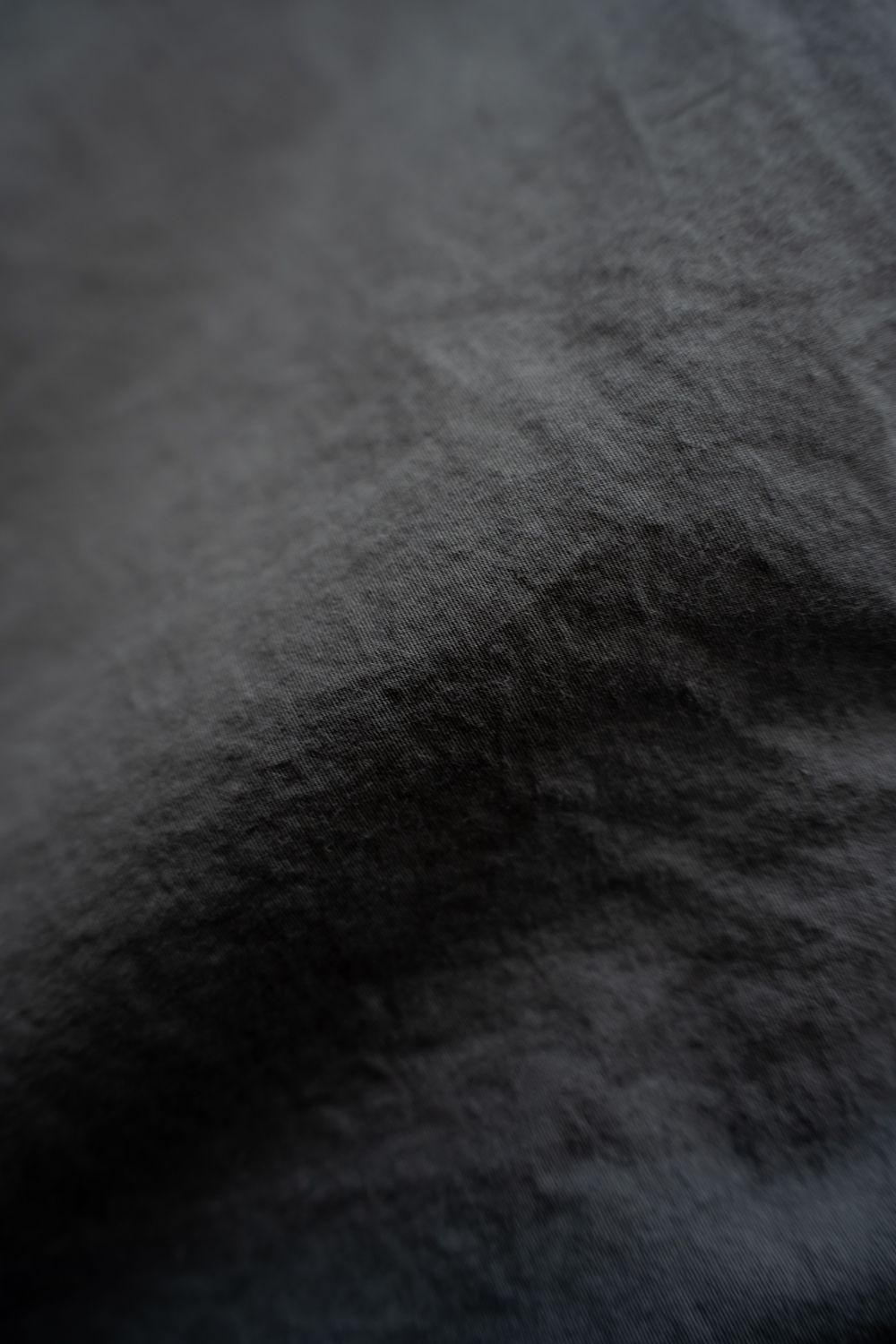 【26AW】ガーメントダイバンドカラーオーバーシャツ(SLATE GREY)