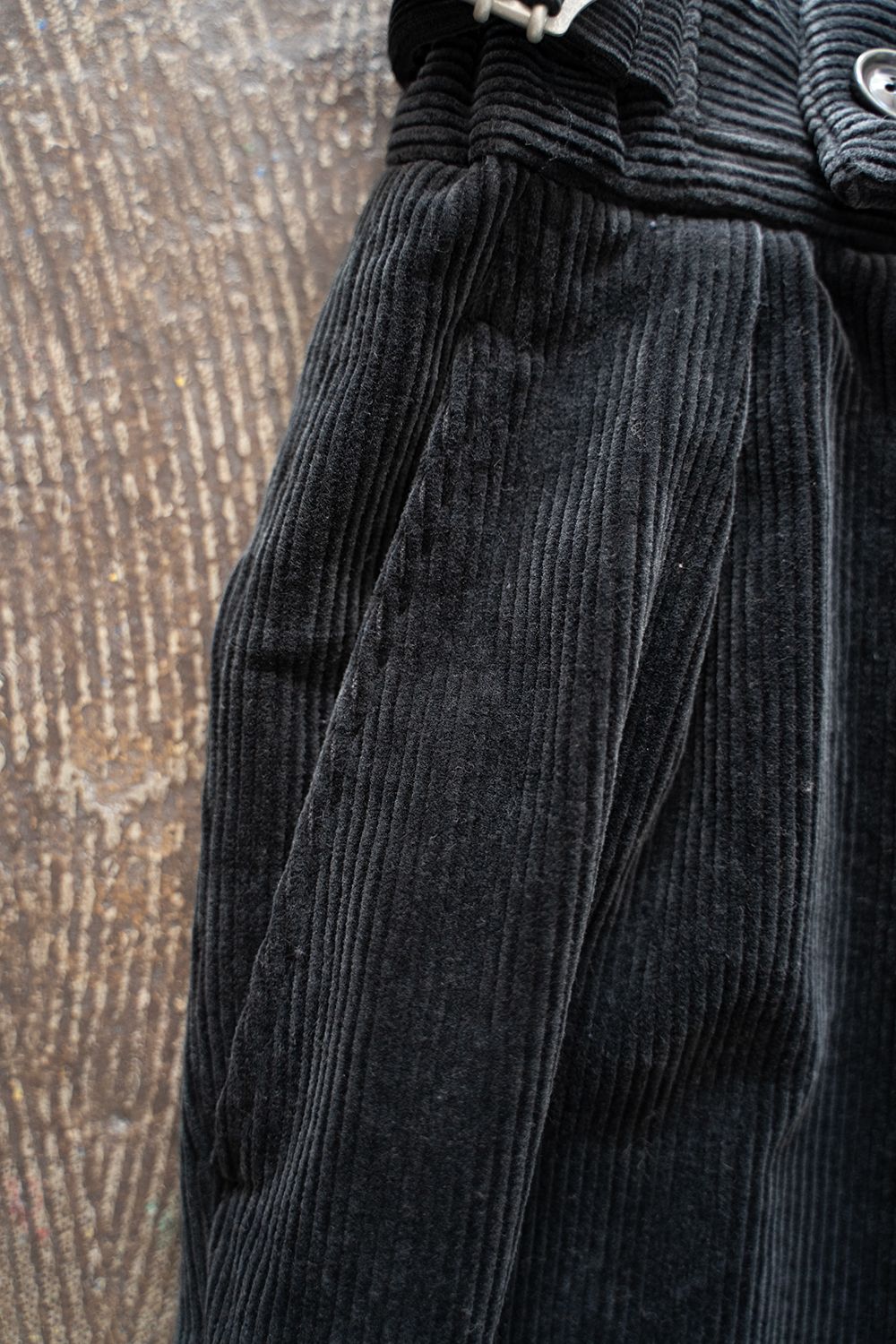 【ラスト1点】2-Tack Corduroy Painter Pants/2タックコーデュロイペインターパンツ(CHARCOAL)