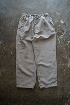 【ラスト1点】【25SS】裾ジップイージーパンツ(GREIGE)
