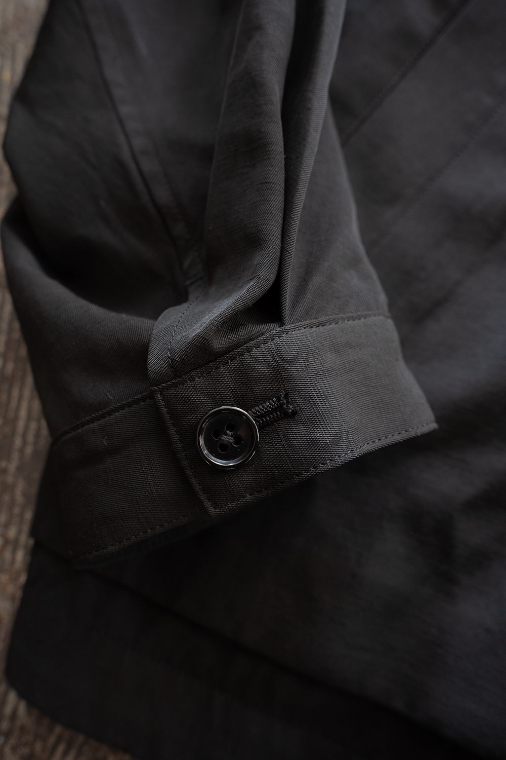 【26SS】ピグメントプリントジップブルゾン(BLACK)